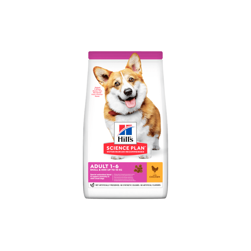 Hill's Science Plan Canine Adult Small & Miniature Chicken sausas maistas šunims 1.5 kg