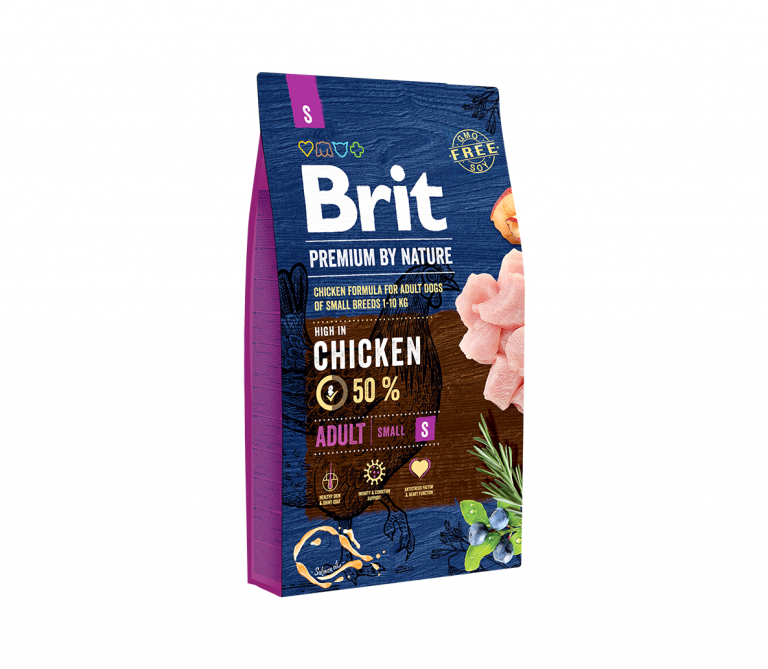 BRIT PREMIUM By Nature adult S sausas maistas šunims 3 kg