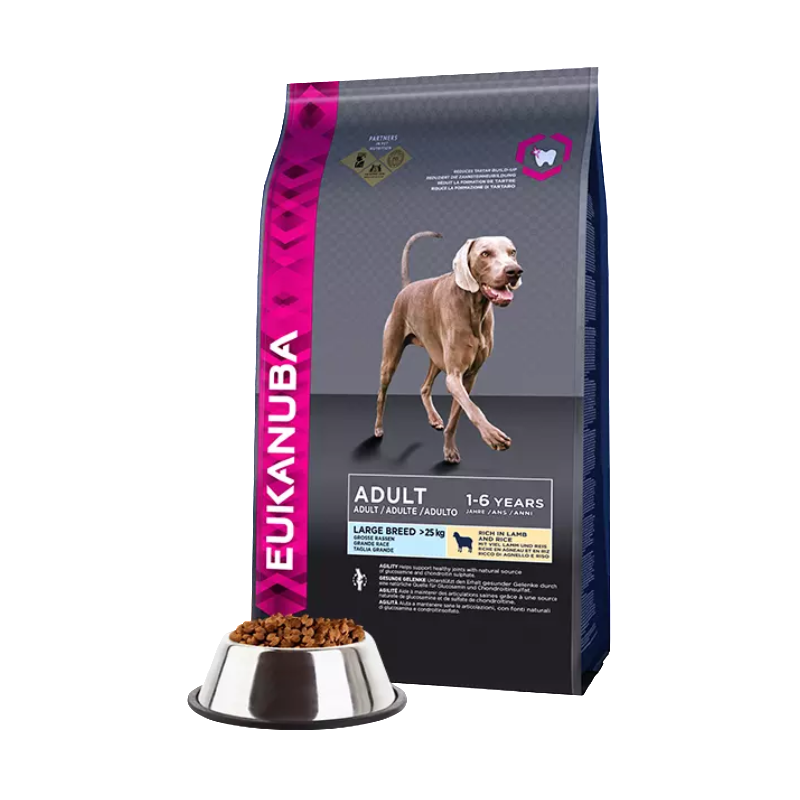 Eukanuba Large Adult (ėriena ir ryžiai) 12kg