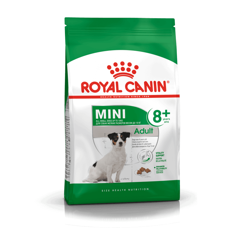 ROYAL CANIN Mini Adult 8+ sausas maistas šunims 2 kg