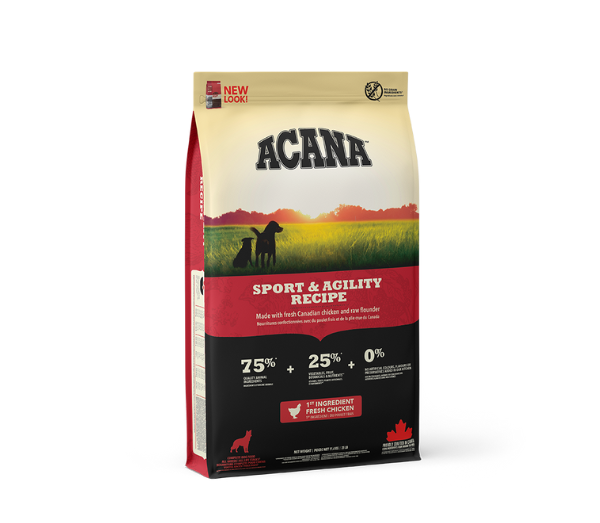 ACANA Sport&Agility sausas maistas šunims 11.4 KG