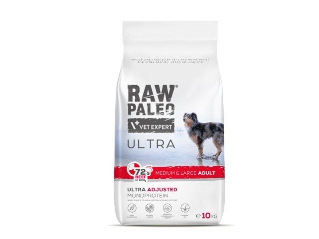 Raw Paleo Ultra Adult Medium&Large Beef 10 kg