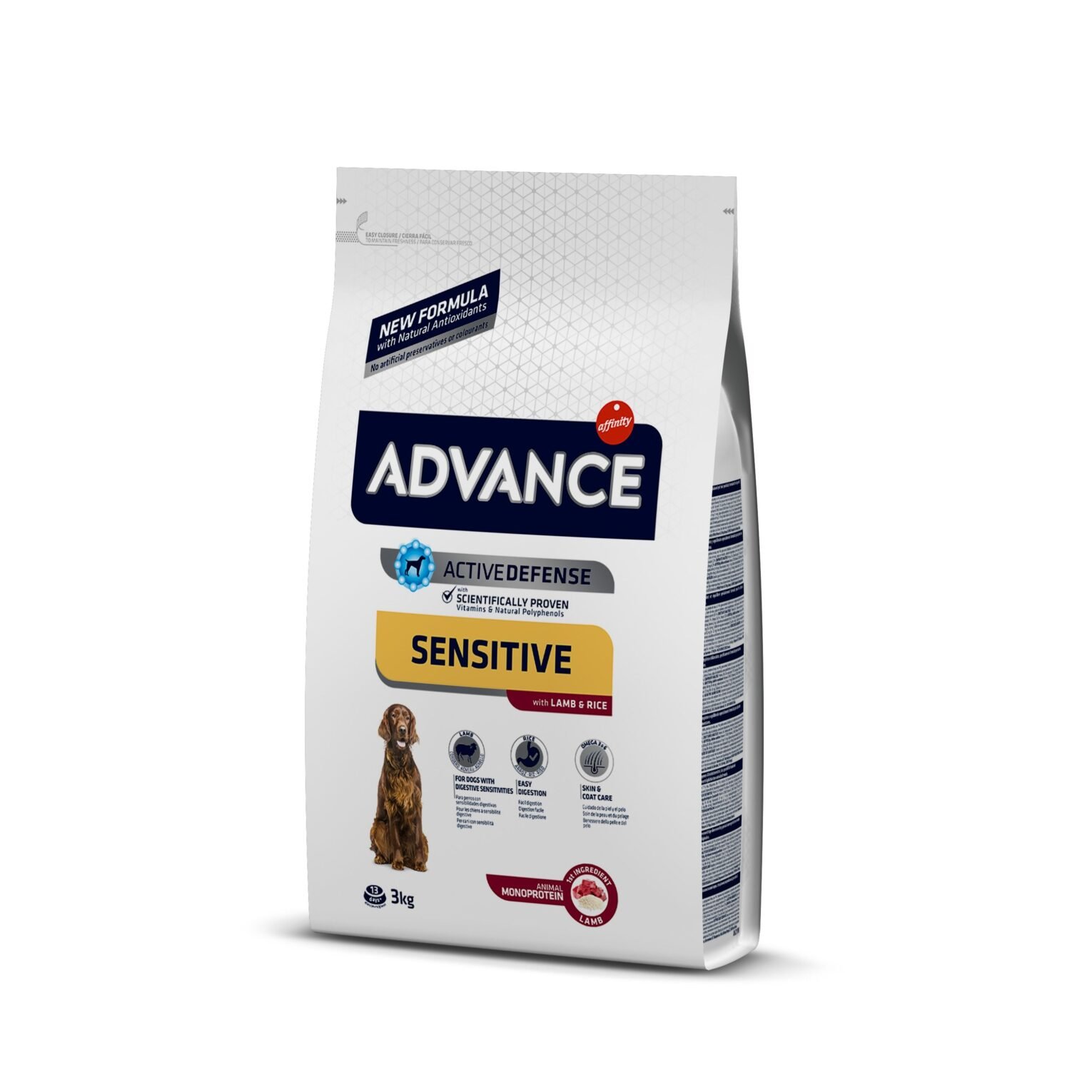 Advance Medium Sensitive su ėriena sausas maistas šunims 12 kg