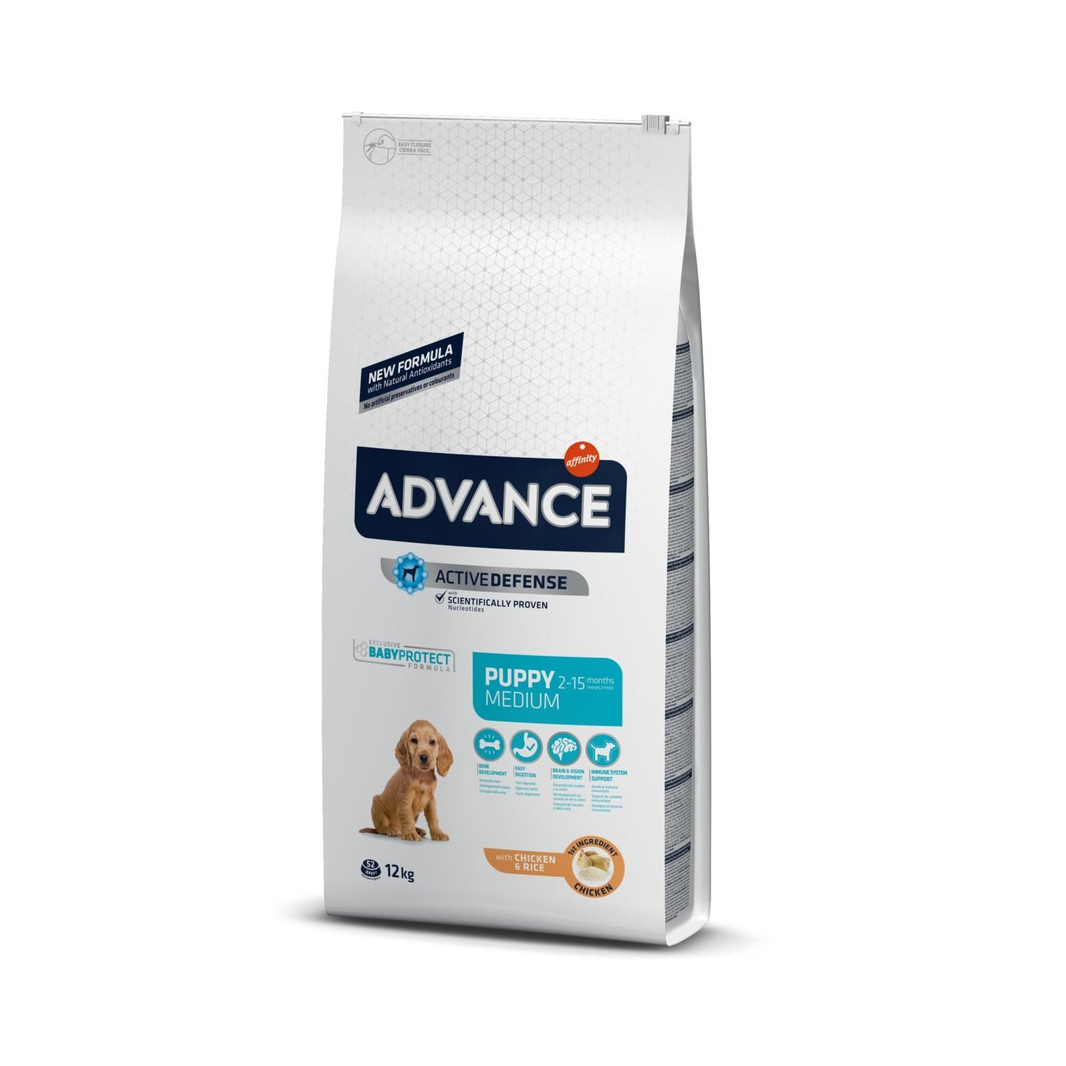 Advance Puppy Medium sausas maistas šuniukams 12 kg