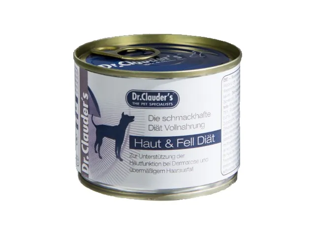 Dr. Clauder's FSD FUR&SKIN drėgnas maistas odos problemų turintiems šunims 10x200g