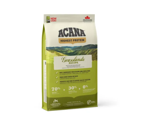 ACANA Grasslands sausas maistas šunims 2 kg