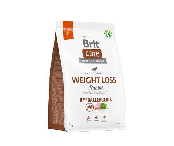 Brit Care Hypoallergenic Weight Loss Rabbit sausas maistas šunims 3 kg