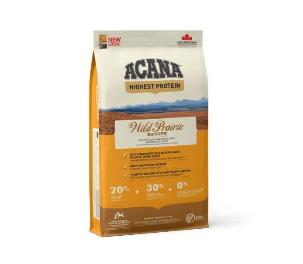 ACANA Wild Prairie sausas maistas šunims 11.4 kg