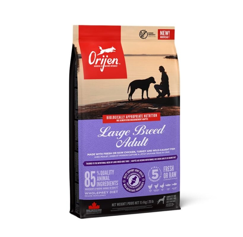 Orijen Adult Large Breed sausas maistas didelių veislių šunims 11.4kg