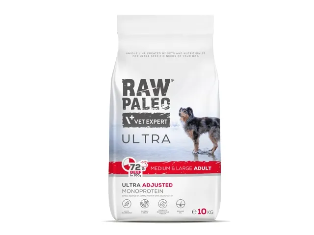 Raw Paleo Ultra Adult Medium&Large Beef 10kg