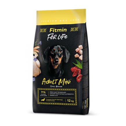 FITMIN FOR LIFE ADULT MINI SAUSAS MAISTAS ŠUNIMS