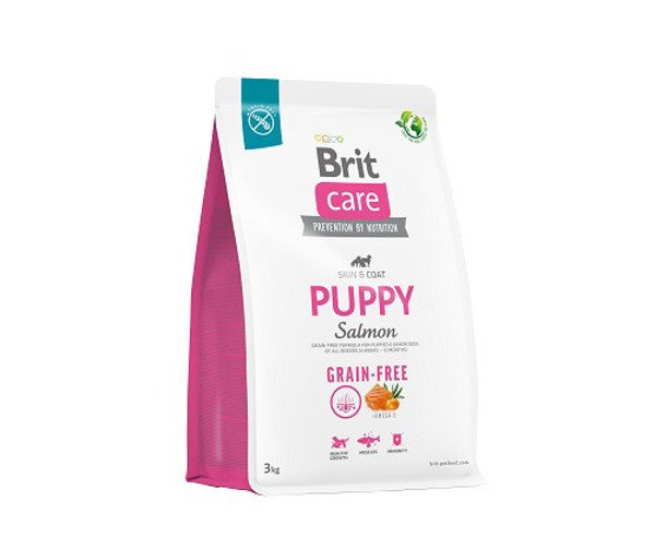 Brit Care Grain-free Puppy Salmon sausas maistas šuniukams 3 kg