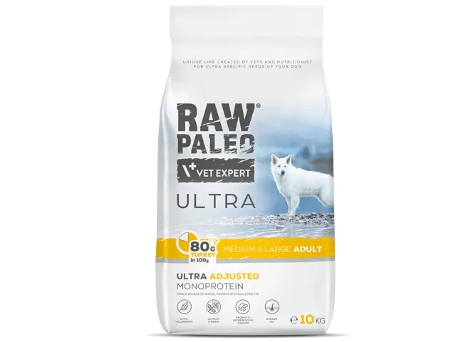 Raw Paleo Ultra Adult Medium&Large Turkey 10kg