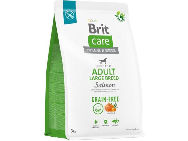 Brit Care Grain-free Adult Large Breed Salmon 3 kg