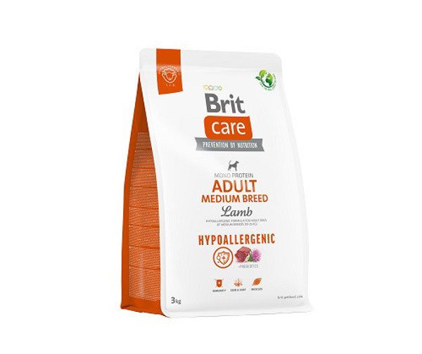 BRIT CARE Adult Medium Breed Lamb&Rice 3 kg