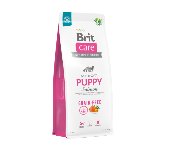 Brit Care Grain-free Puppy Salmon sausas maistas šuniukams 12 kg