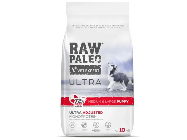 Raw Paleo Ultra Puppy Medium&Large Beef 10kg