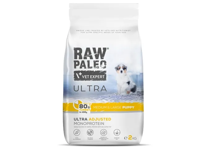 Raw Paleo Ultra Puppy Medium&Large Turkey 2kg