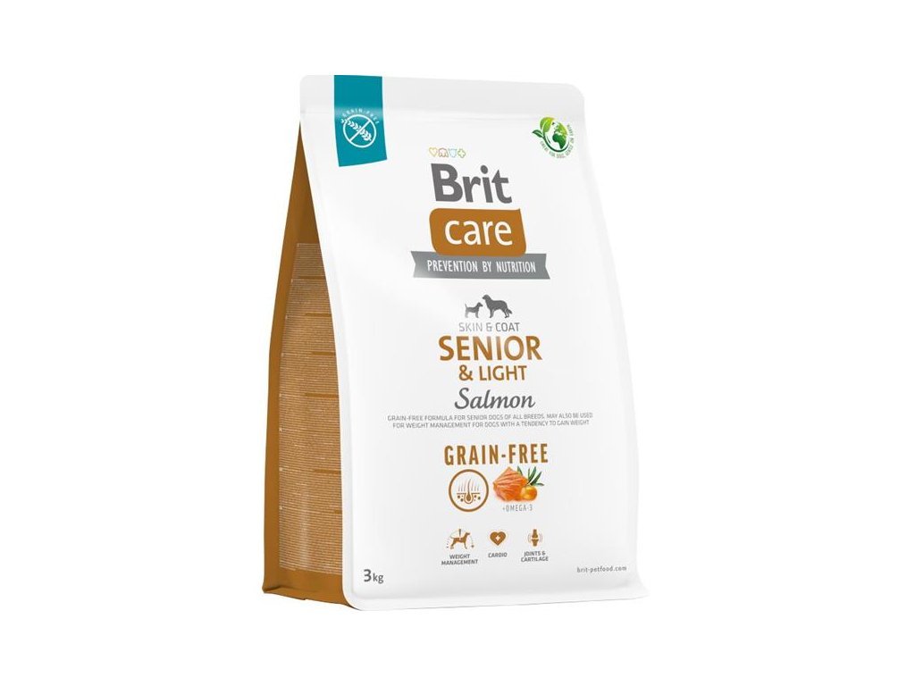 Brit Care Grain-free Senior&Light Salmon 3 kg