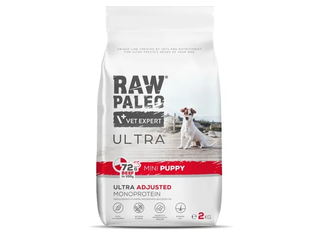 Raw Paleo Ultra Puppy Mini Beef 2kg