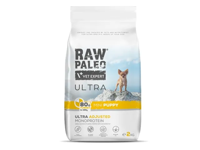 Raw Paleo Ultra Puppy Mini Turkey 2kg