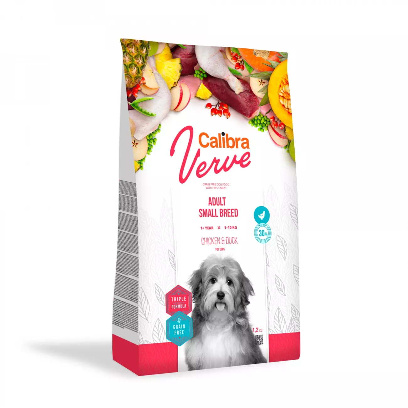 CALIBRA Dog Verve GF Adult Small Chicken & Duck begrūdis sausas maistas šunims su antiena 6 kg