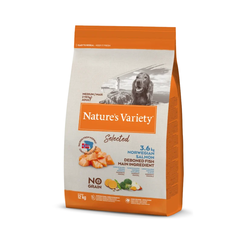 Nature’s Variety Selected Med&Max Adult Sausas Maistas Šunims 12 kg