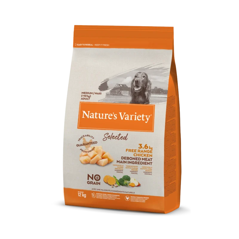 Nature’s Variety Selected Med&Max Adult Sausas Maistas Šunims 12 kg