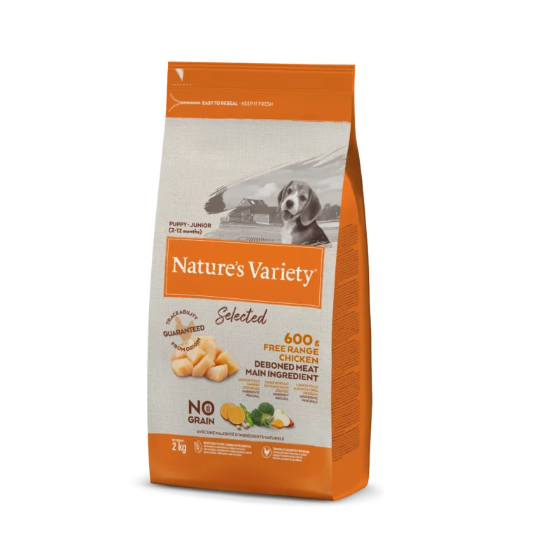 Nature's Variety Selected Puppy&Junior Sausas Maistas Šunims 2 kg