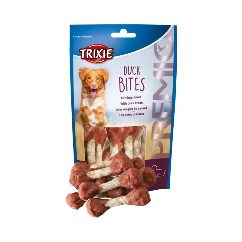 TRIXIE PREMIO skanėstai šunims antienos kąsneliai 80 g