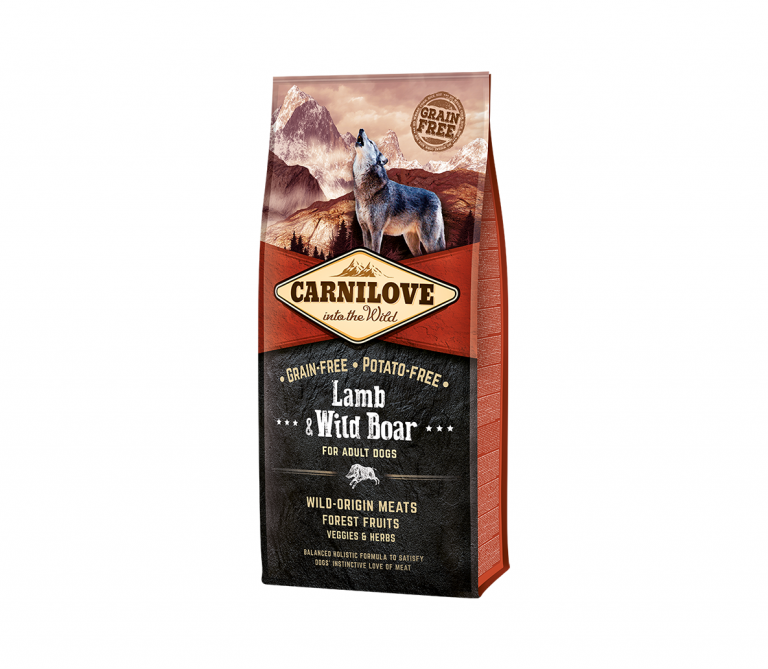 Carnilove Lamb&Wild Boar for Adult sausas maistas šunims 12 kg