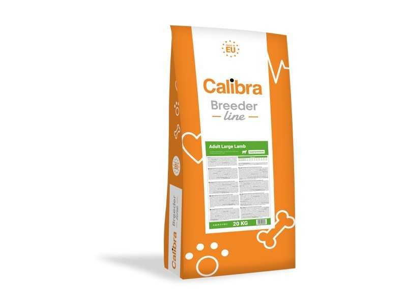 CALIBRA Dog Breeder Line SP Adult Large Lamb sausas maistas suaugusiems didelių veislių šunims su ėriena 20 kg