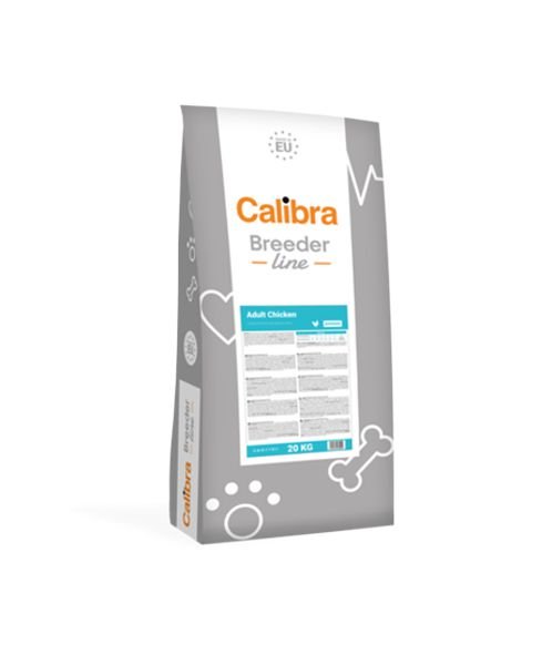 CALIBRA Dog Breeder Line P Adult sausas maistas suaugusiems šunims su vištiena 20 kg