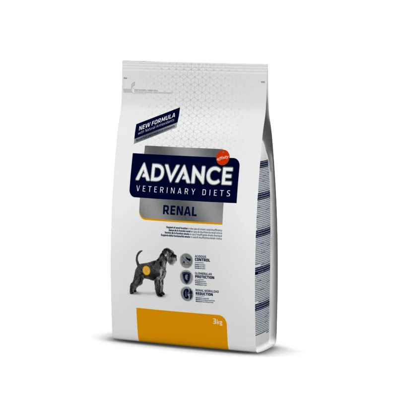 Advance Renal Dog Sausas Maistas Šunim 3 kg