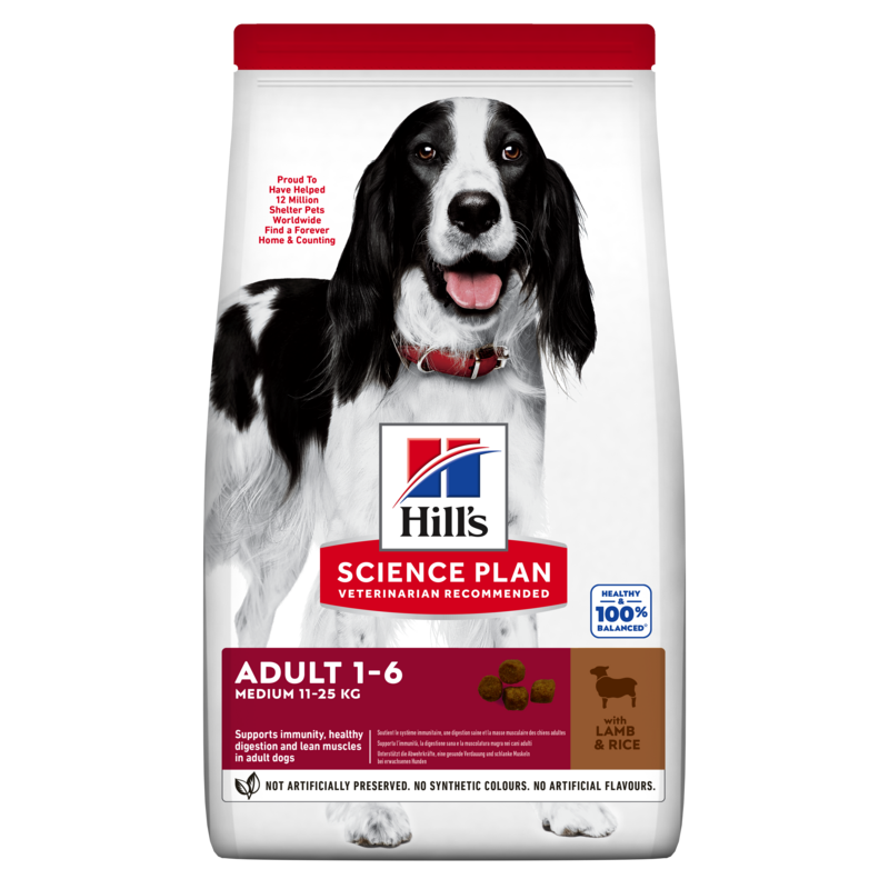 SP Canine Adult Medium Lamb & Rice sausas maistas šunims 2.5 kg