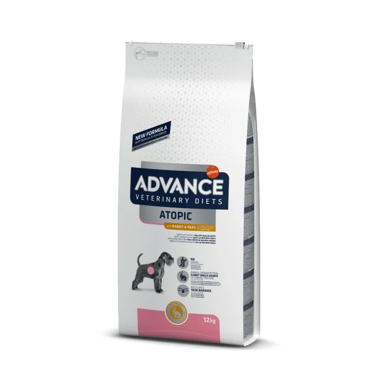 Advance Atopic Dog Med&Max Sausas Maistas Šunims Su Triušiena 12 kg