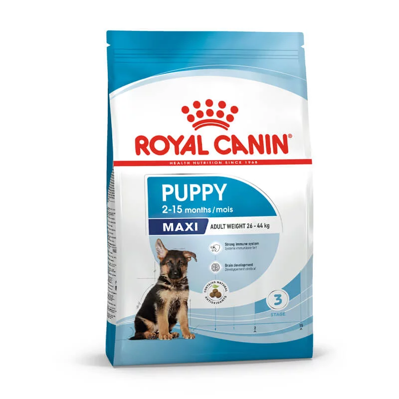 Royal Canin Maxi Puppy sausas maistas šuniukams 4 kg