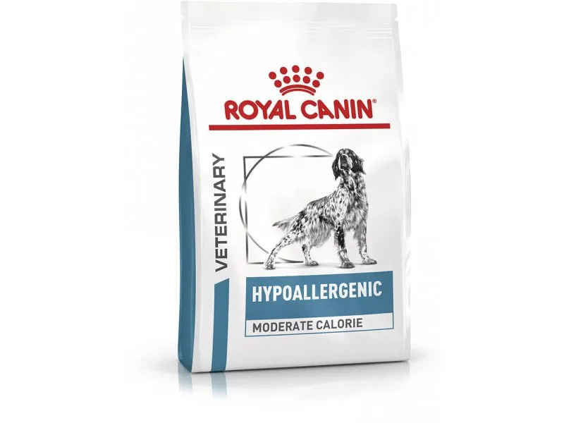 Royal Canin Hypoallergenic Moderate Calorie sausas maistas šunims 1.5 kg