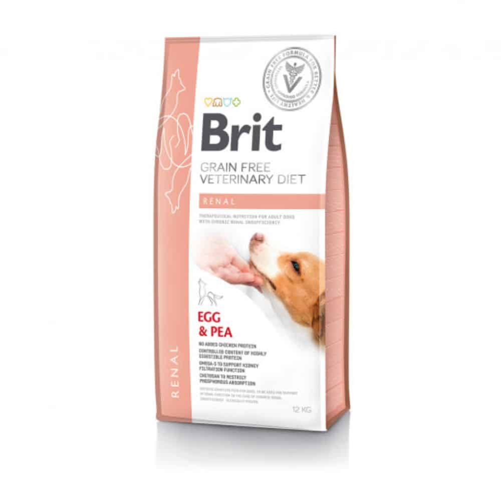 Brit Veterinary Diets Renal sausas maistas šunims (turint lėtinį inkstų nepakankamumą) - Produkto Svoris 2kg