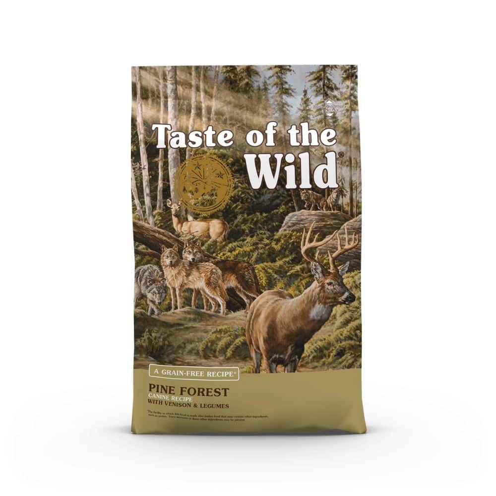 Taste Of The Wild Pine Forest begrūdis šunų maistas su elniena - Produkto Svoris 2kg