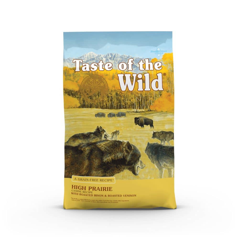 Taste of The Wild High Prairie Adult begrūdis sausas maistas šunims - Produkto Svoris 2kg