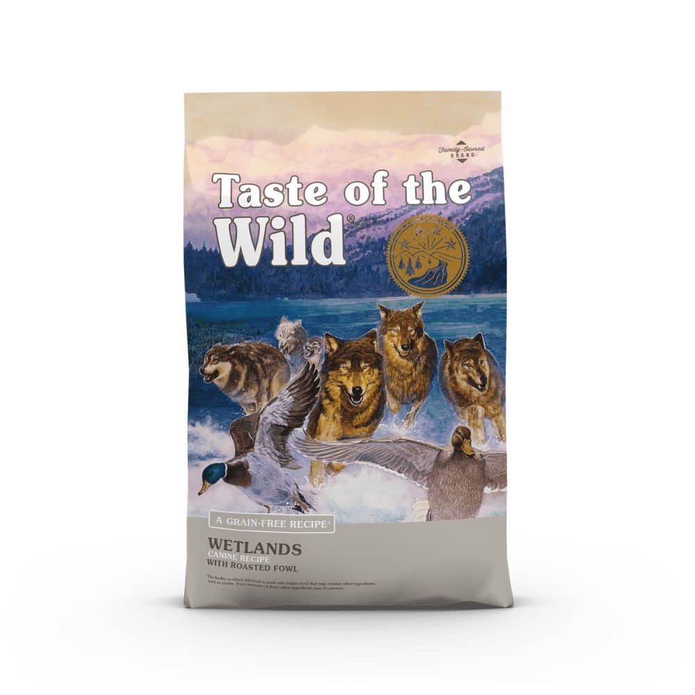 Taste Of The Wild Wetlands begrūdis sausas maistas šunims su antiena - Produkto Svoris 2kg