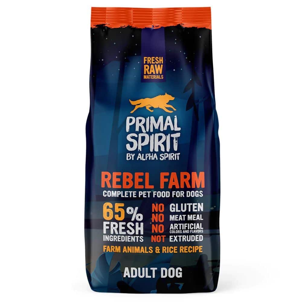 Primal Spirit Rebel Farm Chicken & Fish - sausas maistas šunims su vištiena ir žuvimi, 12kg