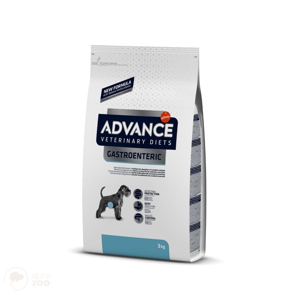 Advance Veterinary Diets Gastroenteric Dog 3kg Ir 12kg Sausas Pašaras Šunims - Produkto Svoris 3kg