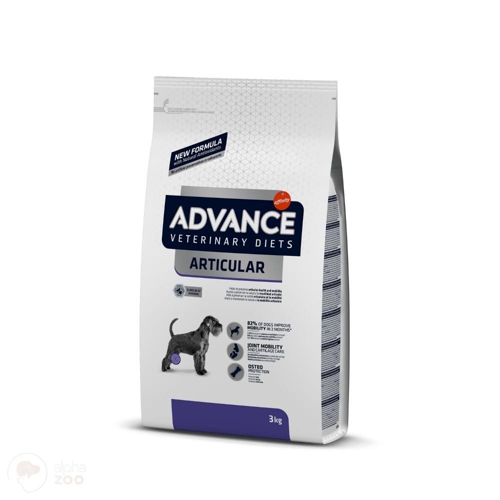 Advance Veterinary Diets Articular 3kg Ir 12kg Šunų Maistas turintiems sąnarių problemų - Produkto Svoris 3kg