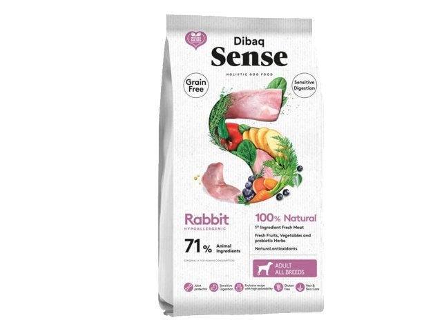 Dibaq Sense šunų maistas su TRIUŠIENA ir kalakutiena 2 kg
