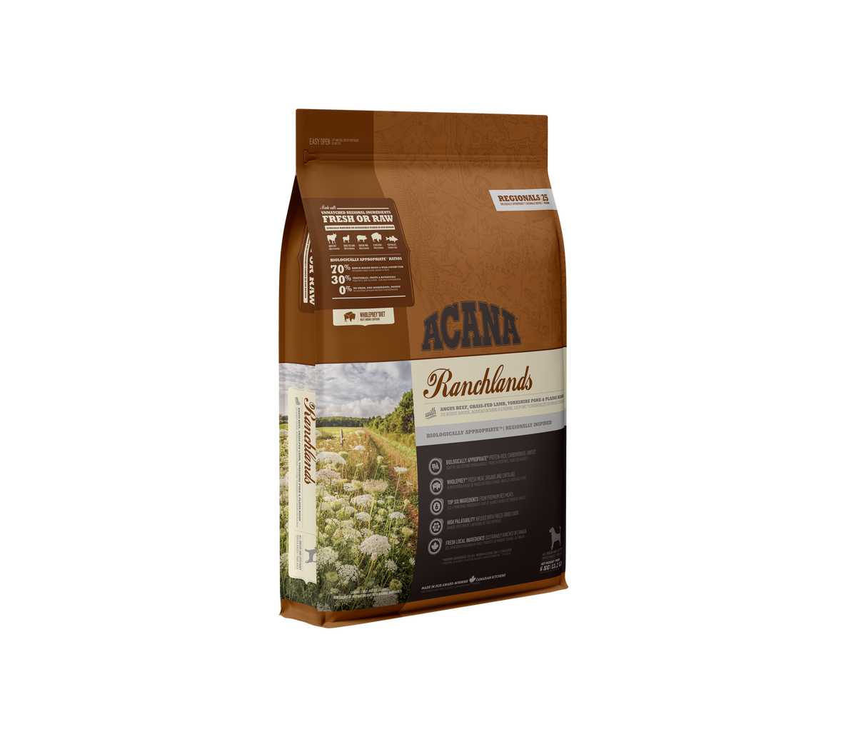 Acana Ranchlands Dog begrūdis sausas maistas šunims 2kg, 11.4kg - Produkto Svoris 2kg
