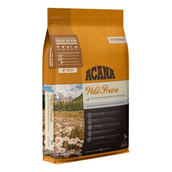 Acana Wild Prairie Dog begrūdis sausas maistas šunims  2kg,11.4kg - Produkto Svoris 11.4kg