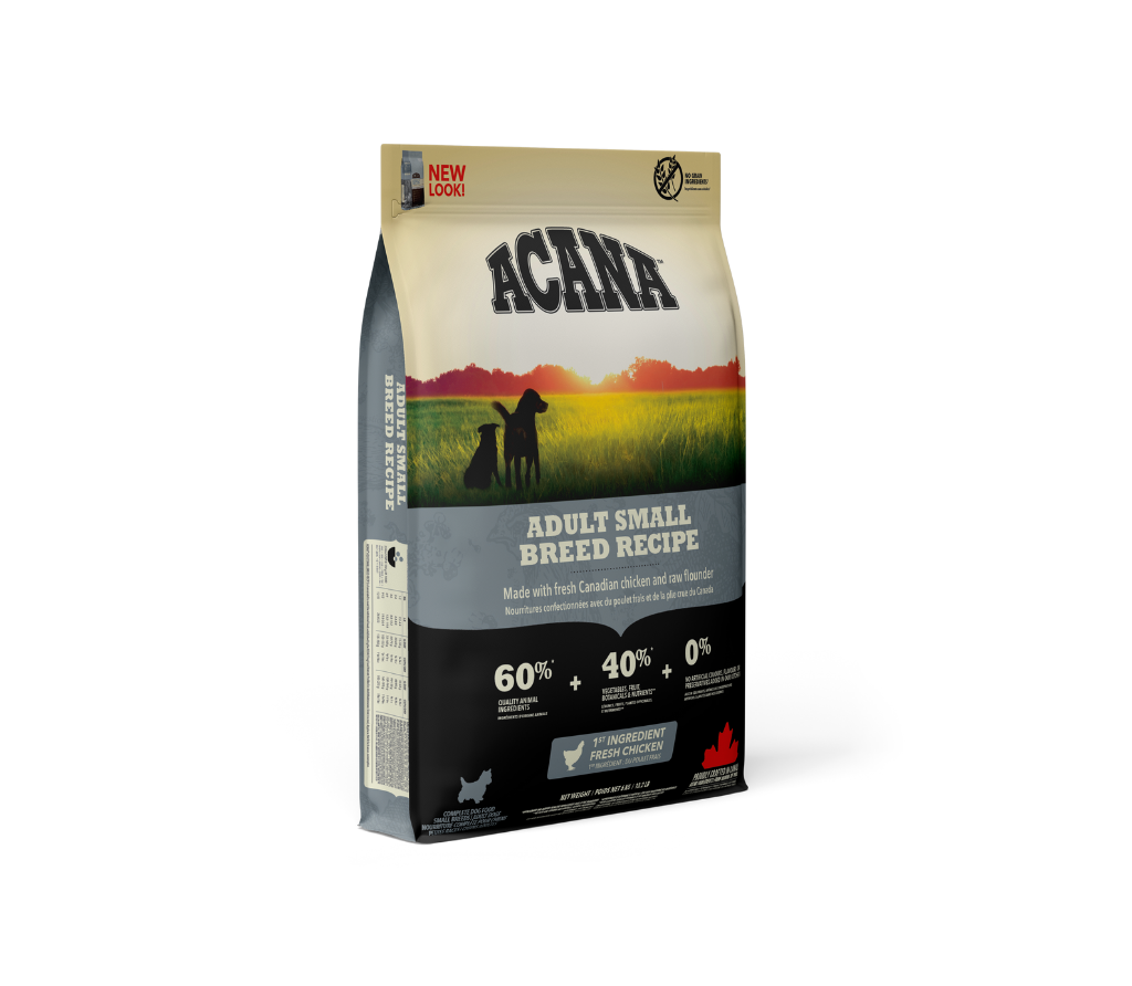 Acana Adult Small Breed begrūdis sausas maistas suaugusiems mažų veislių šunims 2kg, 6kg, 2x6kg - Produkto Svoris 6kg