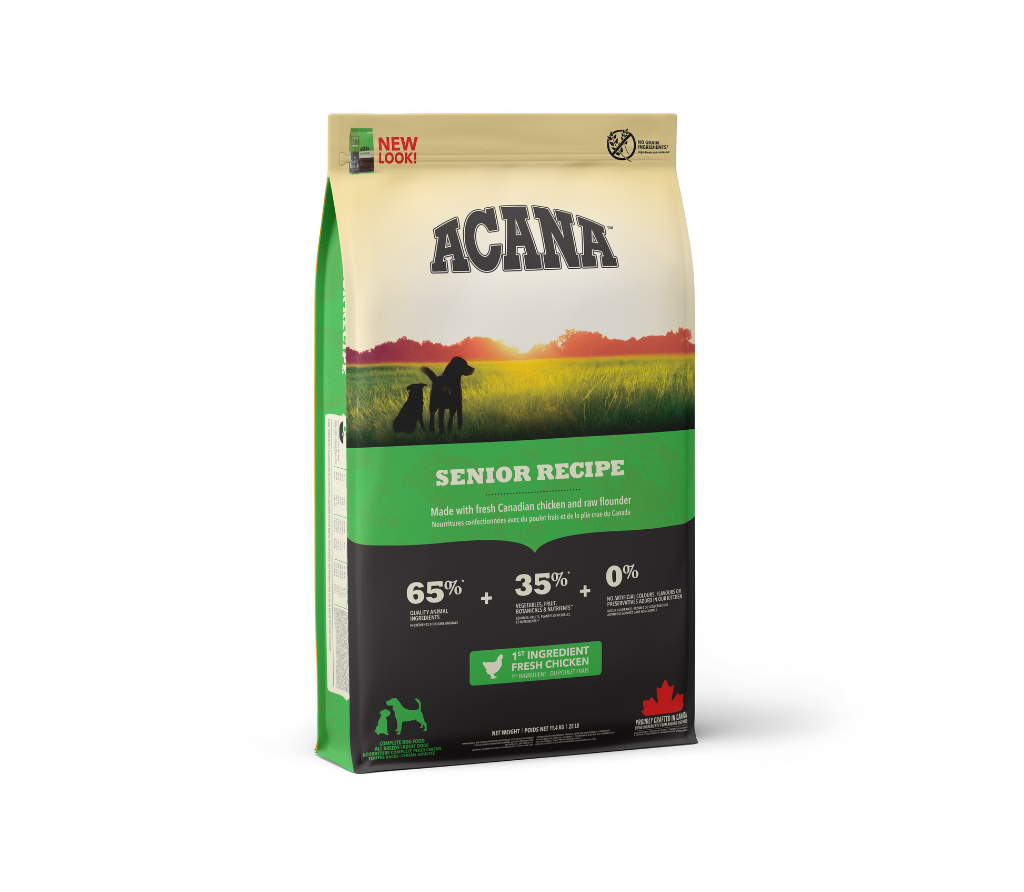 Acana Senior begrūdis sausas maistas vyresnio amžiaus šunims 11.4kg